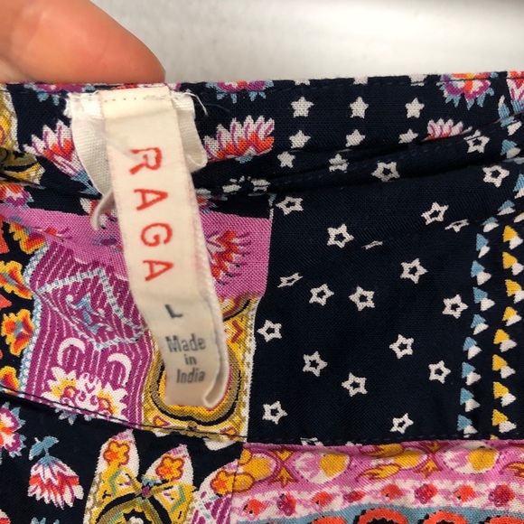 Raga Gigi Ruffled Mini Flounce Skirt Multicolor L - Picture 6 of 9